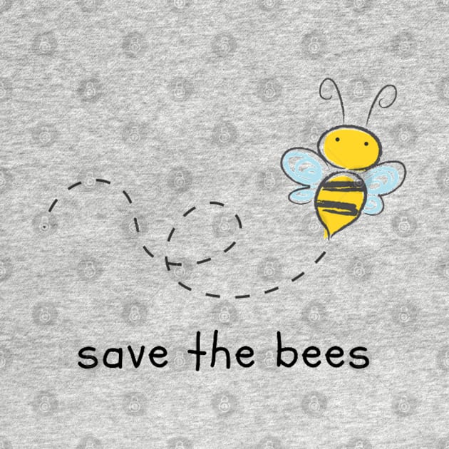 Save the Bees by NoColorDesigns